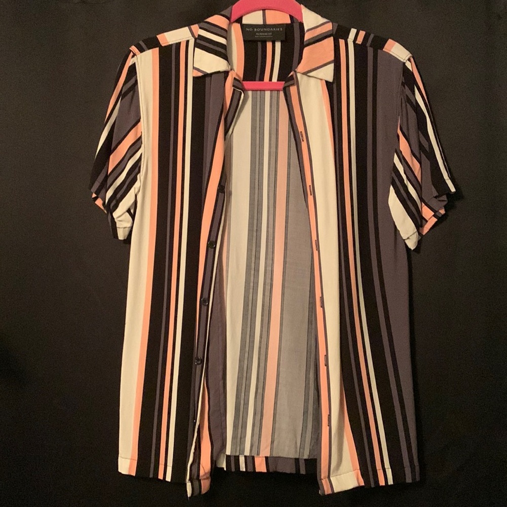 Stripped button up shirt